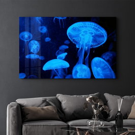 Wallity Pintura Decorativa de Vidrio Templado 46 x 72 cm